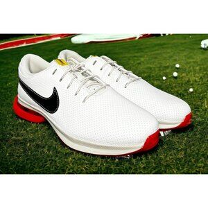 Nike Air Zoom Victory Tour 3 White Track Red Golf Shoes Men’s Sz 10.5 DV6798-101